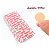 Round Band Aid Wound Plaster Sterile Hemostasis Stickers First Aid Waterproof Healing Wounds Adhesive Bandage 100Pcs/Lot