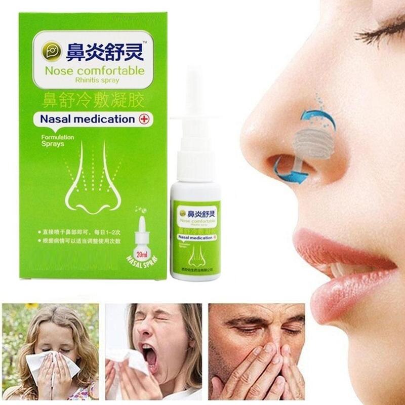 Nasal Sprays Chronic Rhinitis Sinusitis Spray Chinese Traditional Medical Herb Spray Rhinitis Treatment Nose Care Products Main image