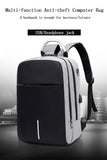 Men Multifunction Anti Theft Backpack 15.6" Inch USB Charging Laptop Backpacks Waterproof Schoolbag Business Travel Bags for Men