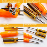 Hot 1PC 5/5.5/6/7/8/10mm Socket Wrench Screw Driver Metal Hex Nut Key Tool Screwdriver Handle Random Color