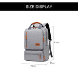 Men's Backpack Casual Business Notebook Backpack Light 15.6-inch Laptop Bag Anti Theft Backpack Travel Rucksack Gray sac a dos