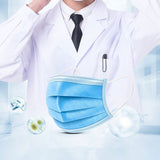 50pcs Anti-Dust Dustproof Disposable Earloop Face Mouth Masks Facial Protective Cover Masks