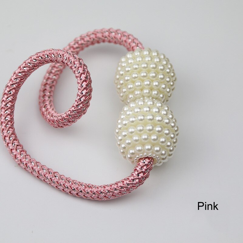 1x Pearl Magnetic Curtain Clip Curtain Holders Tieback Buckle Clips Hanging Ball Buckle Tie Back Curtain Accessories Home Decor