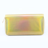 New Fashion Laser Zipper Long Wallet Women Leather Money Pouch Coin Phone Card Passport Holder Clutch Wallets Female Purses