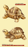 The copper tortoise turtle longevity Home Furnishing Figurine rich crafts decoration Symbolize wealth Animal figurine statue