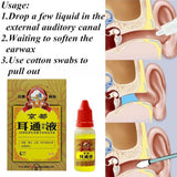 Earwax Remover Drops Ear Cleansing Ear Acute Otitis Drops Chinese Herbal Medicine for Ear Tinnitus Deafness Sore