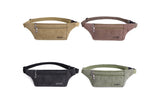 Vintage Men Casual Durable Fanny Waist Pack Male Waist Bags Belt Canvas New Hip Bum Military Bag Pouch Three Zipper Pocket