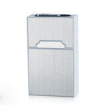 Anpro 2-in-1 Cigarette Case Box USB Rechargeable Lighter for Smoking Flameless Aluminum Alloy Windproof Lighter