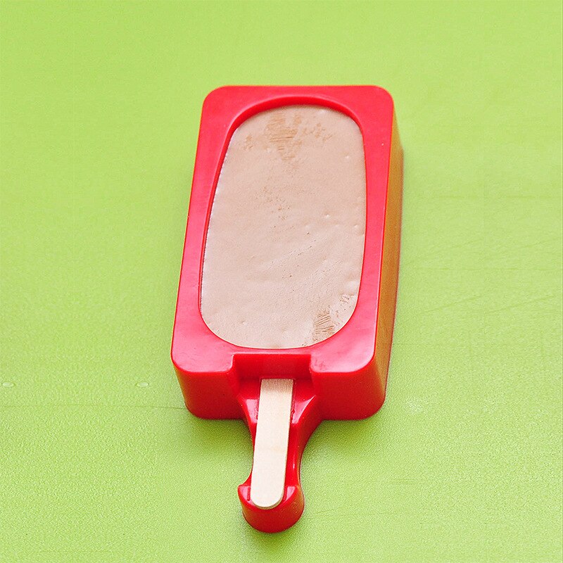 Cartoon DIY Silicone Ice Cream Mold Popsicle Molds Maker Holder Frozen Ice Mould with Popsicle Sticks Kitchen Tools Main image