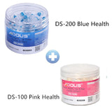 100pcs Set Disposable Smoking Filter Cigarettes Pipe Tobacco Cigarette Holder Reduce Tar Filter Mouthpiece Cleaning Container