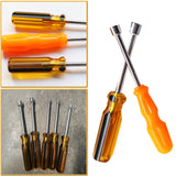 Hot 1PC 5/5.5/6/7/8/10mm Socket Wrench Screw Driver Metal Hex Nut Key Tool Screwdriver Handle Random Color