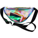 New Fanny Pack Multi-function Steam Punk Leg Fashion  Chest Bag Reflective Laser Shoulder Bag Women's Belt Waist Bag Pochete
