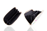 New Fashion Laser Zipper Long Wallet Women Leather Money Pouch Coin Phone Card Passport Holder Clutch Wallets Female Purses