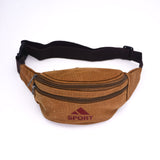 Vintage Waist Pack Men Round Belt Phone Bag Cavan Waist Bag Multiple Usage Fashion Hip Bag Travel Money Bag Belt Waist Package