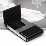 Double Open ID Credit Card Holder PU Leather Card Wallet Case Bank Card Business Style Case for Men Bussiness Cards Dropship