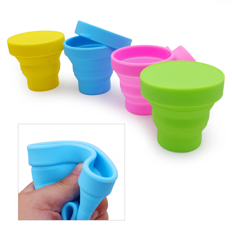Menstrual Sterilizing Cup Collapsible Silicone Cup flexible to clean Menstrual Cup Recyclable Camping Foldable Sterilizer Cup Main image