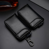Genuine Leather Wallet Keychain Holder Pouch Purse Key Organizer Cover Bag Fashion Men Key Holder Car Key Case housekeeper