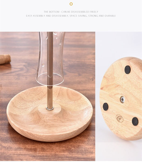 Value of the Metal Drainer Wine Decanter Draining Rack 32x17cm Inverted Frame Special Stand drying rack frame flagon cup holder