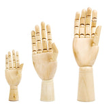 12&10&7 Inches Tall Wooden Hand Drawing Sketch Mannequin Model Wooden Mannequin Hand Movable Limbs Human Artist Model