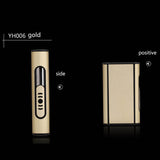 Portable Automatic Cigarette Case Aluminium Alloy Gadgets For Men USB Lighters Electric Lighter Ejection Holder Cadeau Homme