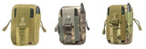Men waist bag Casual Durable waist pack Belt Canvas Multifunction Military Bag Zipper Waterproof Waist Bag for Outdoor Wear