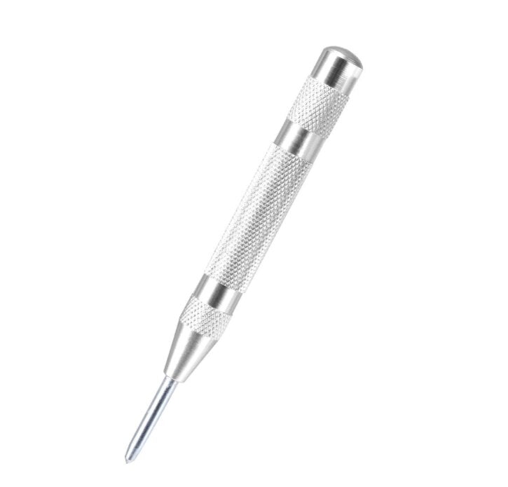 Automatic Centre Punch 5'' Automatic Center Pin Punch Strike Spring Loaded Marking Starting Holes Tool Chisel Steel