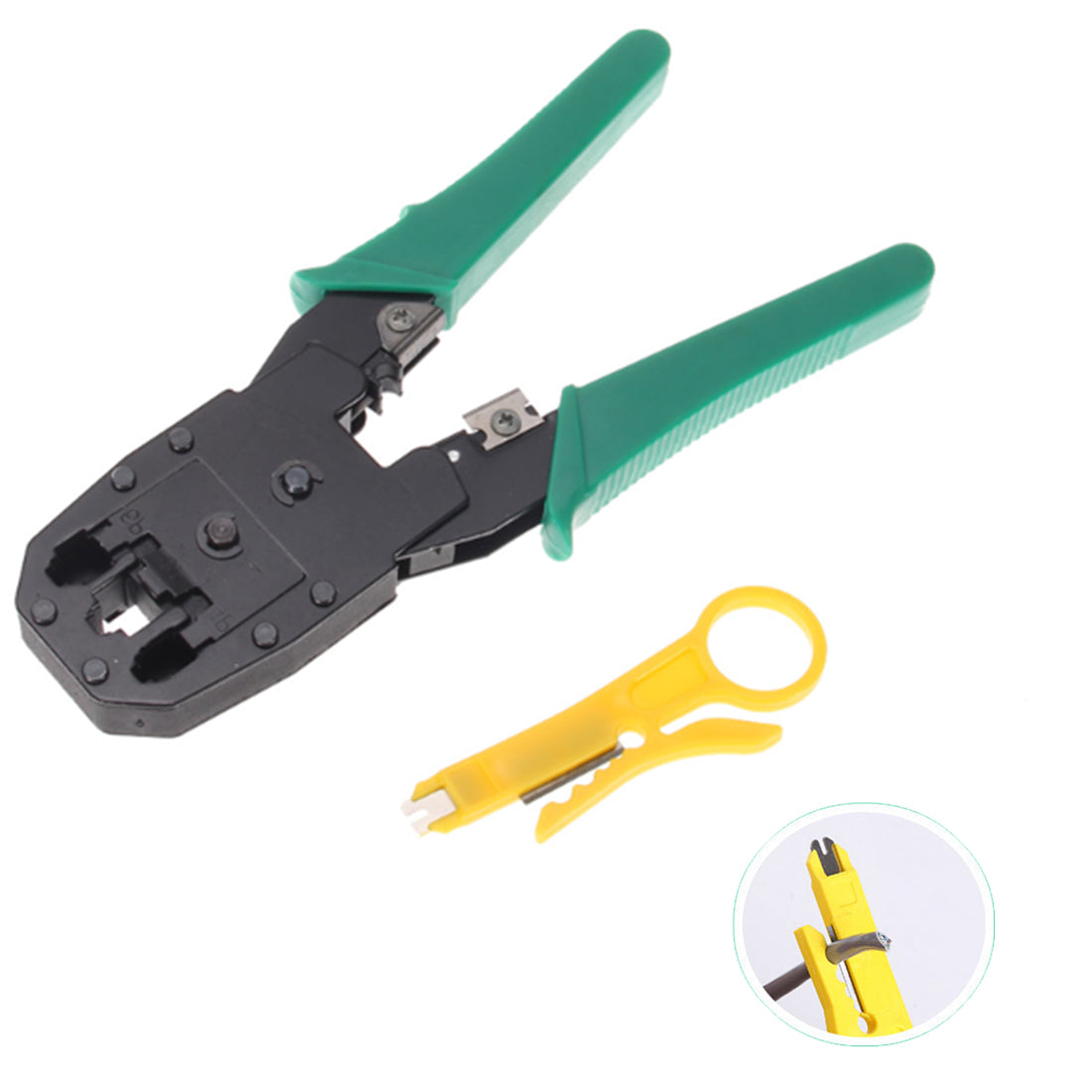 Professional Network Lan rj45 rj11 with Wire Cable Crimper Crimp PC Network Hand Tools Herramientas