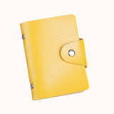 New 24 slots Fashion PU Leather Business Card Holder Organizer Hasp Men Women Bank Credit Card Holder Bag ID Card Wallet