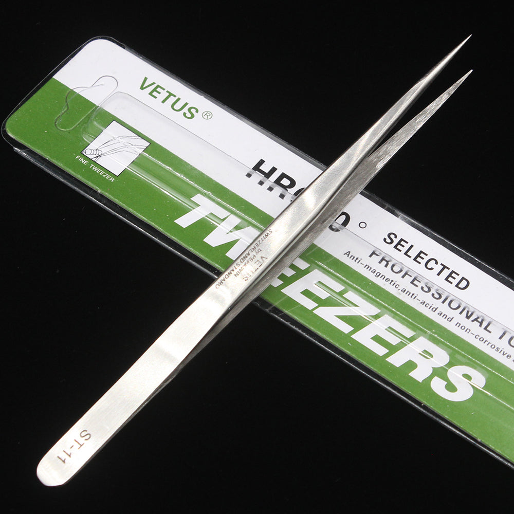 1PCS VETUS ST10-ST15 anti-static tainless Steel Tweezers Set Maintenance Tools Kits