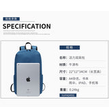 Men's Backpack Lightweight Canvas Foldable Backpack Waterproof Bolsa School Bags For Teenagers Laptop Backpack Mochila Escolar