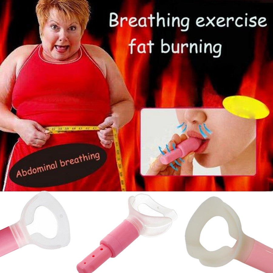 Just 5 Minutes Fat Burner Abdominal Breathing Trainer Slimming Body Waist Increase Lung Capacity Face Lift Tools For Weight Loss Main image