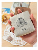Excellent Quality Vintage Classic Women Man Canvas Coin Purse Zip Wallet Small Mini Bag Case Pouch Holder Retro Money Bags Gift