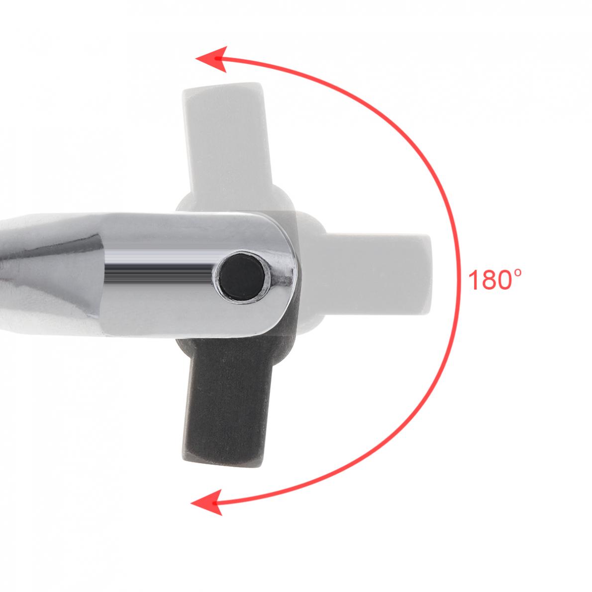 1/2 F Rod 15" 380mm long Force Bar Activity Head Socket Wrench with Strong Force Lever Steering Handle for Repairing Secondary image
