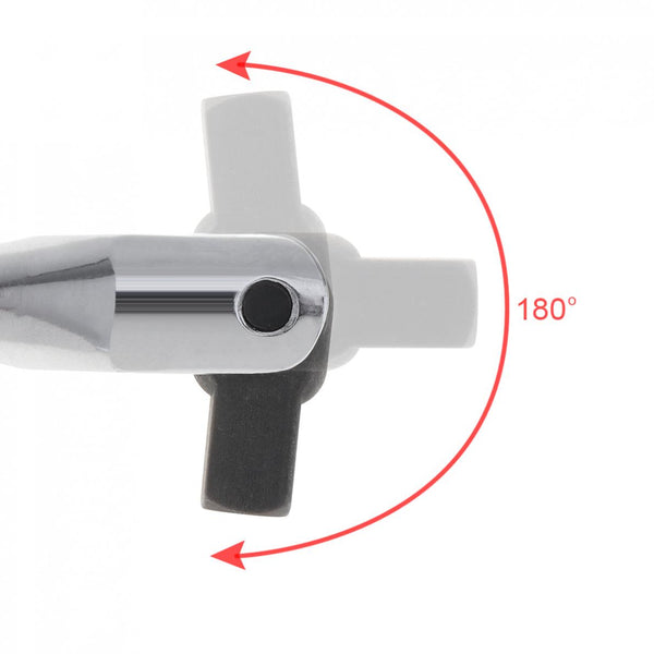 1/2 F Rod 15" 380mm long Force Bar Activity Head Socket Wrench with Strong Force Lever Steering Handle for Repairing