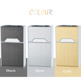 Anpro 2-in-1 Cigarette Case Box USB Rechargeable Lighter for Smoking Flameless Aluminum Alloy Windproof Lighter