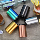 Magnetic Automatic Beer Opener Stainless Steel Bottle Opener Portable Magnet Wine Openers Bar tools Magnetische bier flesopener