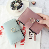 Women Wallets Small Fashion Brand Leather Purse Women Ladies Card Bag For Women 2019 Clutch Women Female Purse Money Clip Wallet