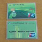 Waterproof Transparent Card Holder Plastic Card id Holders Case To Protect Credit Cards Card Protector Cardholder