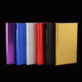 Aluminum Alloy Madam Slim Cigarette Case Pocket Box  Cigarettes Holder Storage Container Smoking Accessories sigara tabakasi