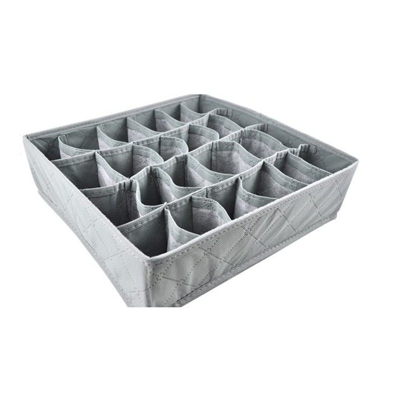 1 pc Underwear Bra Organizer Storage Box 3 sizes grey Drawer Closet Organizers Boxes For Underwear Scarf Socks Organiser