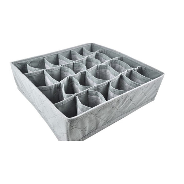 1 pc Underwear Bra Organizer Storage Box 3 sizes grey Drawer Closet Organizers Boxes For Underwear Scarf Socks Organiser