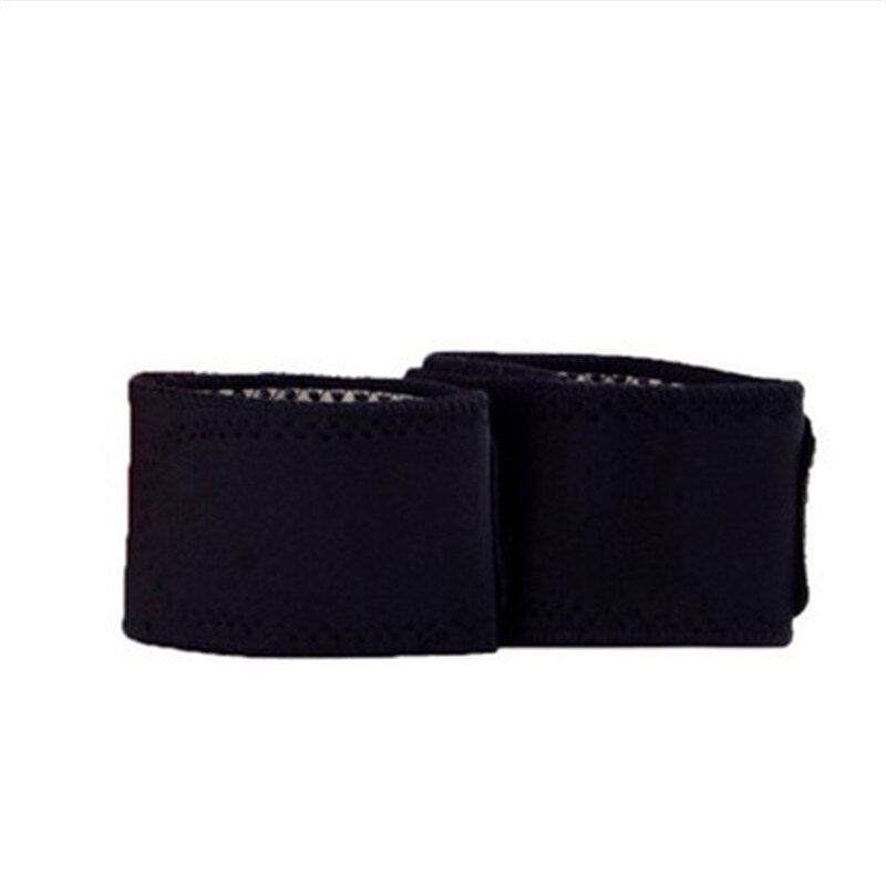 Self-heating Tourmaline Wrist Far Infrared Ray Magnetic Therapy Brace Support Belt Tourmaline Massager Wrist Products 2 pcs/lot