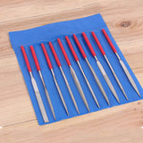 10pcs/set High Quality 140mm Needle Files Jeweler Diamond Carving Craft Tool Metal Glass Stone