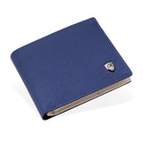Men Wallets Fashion Solid Color Cross Pattern Open Multi Card Position Wallet Men Leather Purse Men Carteira Billetera Hombre