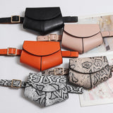 New Fanny Pack Women Waist Belt Bag serpentine Vintage Waist Bags Girl Fashion Bum Pouch Phone Leather Chest Packs Mochila mujer