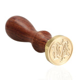 Retro Wood Stamp Classic 26 Letter A-Z Alphabet Initial Sealing Wax Seal Stamp Ancient Seal Post Decorative Antique Stamp Gifts