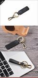 Mini Key Holder Real Cowhide Genuine Leather Keychain Pocket Housekeeper for Car Keys Organizer Clip Ring Handmade Accessories