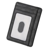 Slim Rfid Blocking Leather Wallet Credit Id Card Holder Purse Money Clip Card Case Passport Cover Business Card Holder Tarjetero