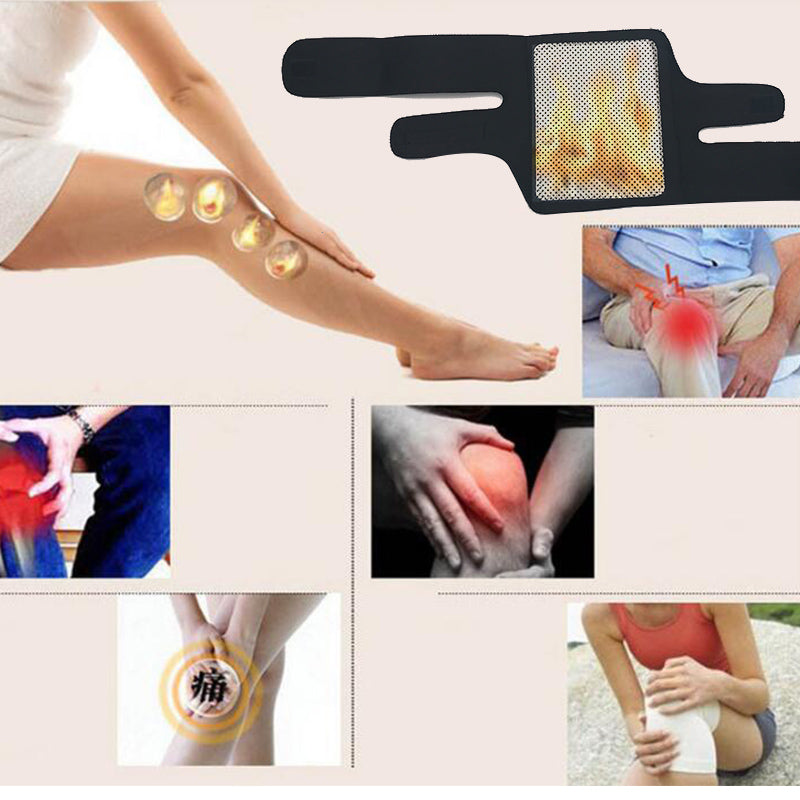 2 PCS/lot Knee Brace Support Kneepad Protector Tourmaline Self heating Belt Magnetic Protective Knee Massage Therapy Arthritis Secondary image