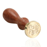 Retro Wood Stamp Classic 26 Letter A-Z Alphabet Initial Sealing Wax Seal Stamp Ancient Seal Post Decorative Antique Stamp Gifts
